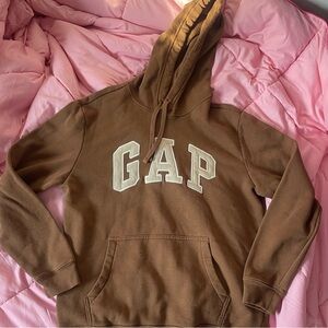brown gap hoodie